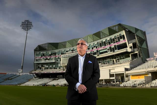 Yorkshire chairman Lord Kamlesh Patel is being urged to take action to preserve the number of County Championship games. Picture: Simon Hulme