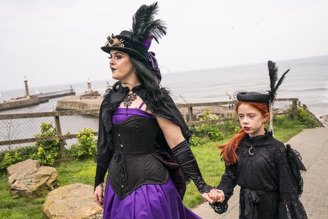Goths, punks and steampunks descended on the town for the world-famous event