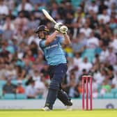 Yorkshire's Tom Kohler-Cadmore batting during the Vitality Blast T20 quarter-final match at The Oval, London. Picture date: Wednesday July 6, 2022. Photo: Mike Egerton/PA Wire.