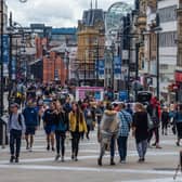 Leeds held the highest percentage of footfall growth out of all Yorkshire and the Humber cities. Picture: James Hardisty.