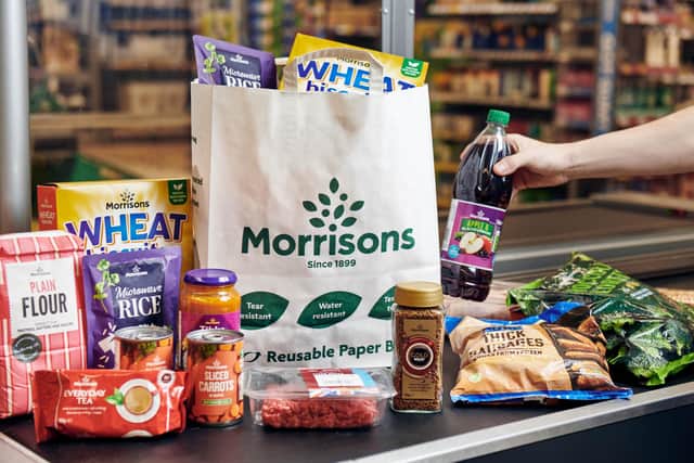 Morrisons has slashed the price of 47 products by more than a quarter on average in the latest boost to hopes that wider UK food inflation may have passed its peak. Picture: Morrisons/PA Wire