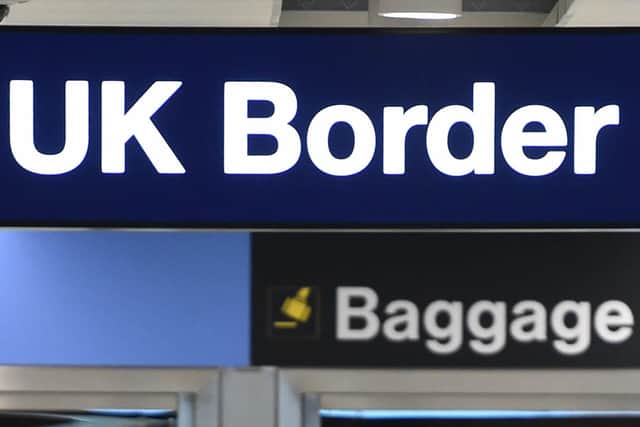 In the year to December 2022, net migration hit a new record of 745,000, according to revised official estimates. PIC: Peter Powell/PA Wire