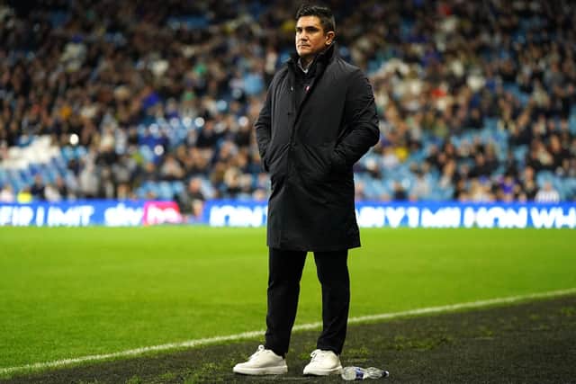 Sheffield Wednesday manager Xisco Munoz looks on during the Sky Bet Championship match against Sunderland at Hillsborough. Picture: Nick Potts/PA Wire