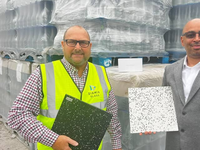 Michael Pickup, managing director of Diamik, left, and Robert Hughes, sales director at Diamik. Picture supplied by Diamik.
