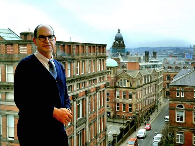 Edward Ziff, chairman  and chief executive of Town Centre Securities at his office in the Merrion Centre, Leeds. Picture: Gary Longbottom