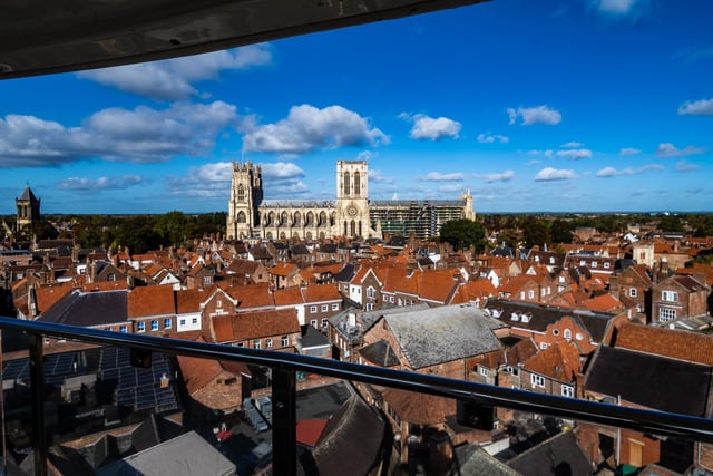 A city famous for  iconic historical attractions such as York Minster, Clifford's Tower, The Shambles, The City Walls, Museum Gardens,  and The Guildhall.  It is rated the second happiest place in Yorkshire and 45 in the national rankings.
