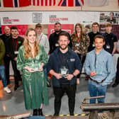 The Leeds Manufacturing Festival Next Gen Awards 2022 were held at Sound Leisure in Leeds.
The award winners, front row from the left, Eleanor McGuire, Adam Benn and Louis Audain, with the other nominees. Picture: Simon Dewhurst