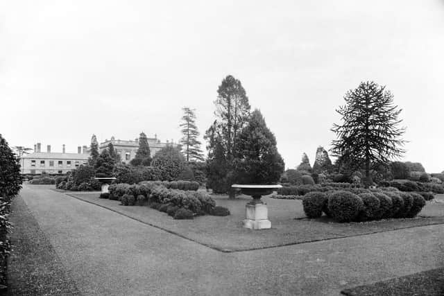 Topiary 1910 at Brodsworth Hall. Image: Historic England