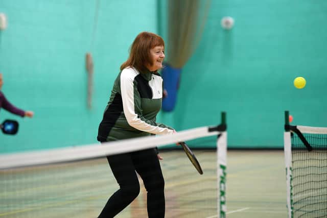 Pickleball at Tadcaster Leisure Centre where nearly 50 people are actively playing (Picture: Jonathan Gawthorpe)