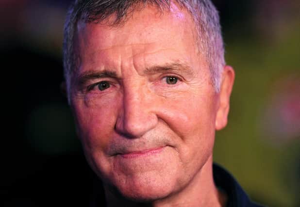 Sky Sports TV pundit and former footballer Graeme Souness looks on as he is interviewed during Day Ten of the 2020 William Hill World Darts Championship at Alexandra Palace on December 22, 2019.