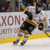 KEY MAN: Centre Owen Sobchak has been a revelation since arriving at Hull Seahawks in Januiary and was rested ahead of tonight's second leg of the NIHL National Cup Final. Picture: Bruce Rollinson.