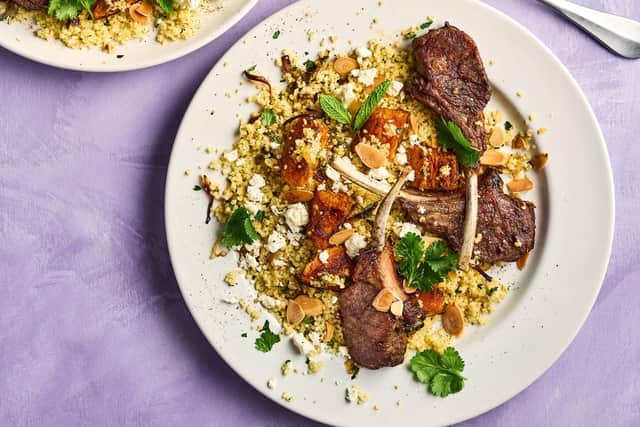 Moroccan spiced lamb from Protein in 15 by Joe Wicks (LEAP, priced £22). Photo credit: Mike English Photography/PA