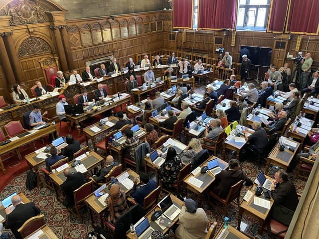 The extraordinary general meeting of Sheffield Council
