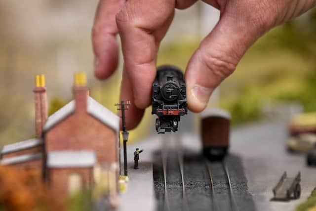 The Yorkshire Wolds Model railway show at the Driffield Showground...Picture taken by Yorkshire Post Photographer Simon Hulme.