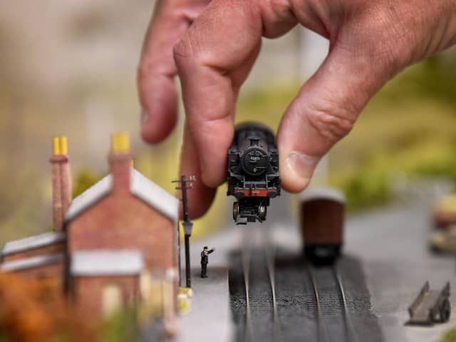 The Yorkshire Wolds Model railway show at the Driffield Showground...Picture taken by Yorkshire Post Photographer Simon Hulme.