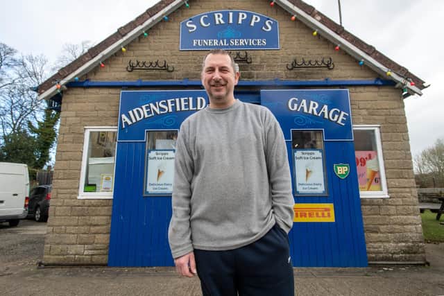 Jason Wood at Goathland Garage. Goathland which is on the route of Britain's most scenic bus route, the Coastliner, which has been saved from the axe with a sudden rush of tourists taking advantage of the £2 fares. Picture by Yorkshire Post Photographer Bruce Rollinson.