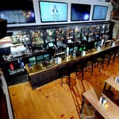 The Brotherhood bar on New Briggate in Leeds is undergoing a £500,000 refurbishment which will turn the old interior sports bar, pictured, into a 'vintage gentleman's lounge'. Picture: James Hardisty