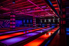 Bowling alley at the Roxy Lanes bar in Leeds