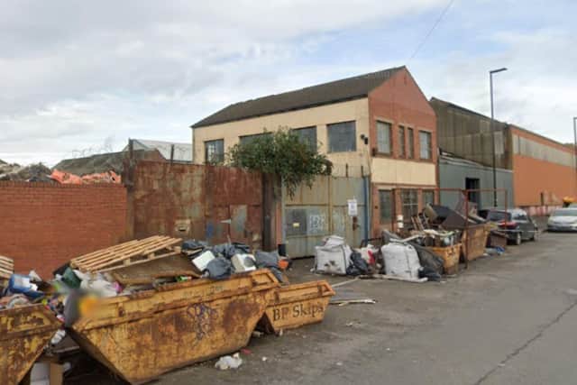 The Environment Agency has obtained a court order that prevents anyone from depositing waste at M White Skips in Worthing Road, Sheffield.