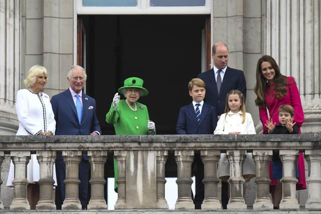 The Royal Family at the Platinum jubilee celebrations earlier this year. (PIC: Roland Hoskins - WPA Pool/Getty Images)