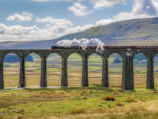 The Ribblehead Viaduct on the Settle to Carlisle line