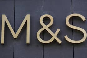 Library image of Marks & Spencers' logo, as the retailer has announced plans to ramp up its store overhaul with plans to open 20 new shops across the UK in a move that will create 3,400 jobs.