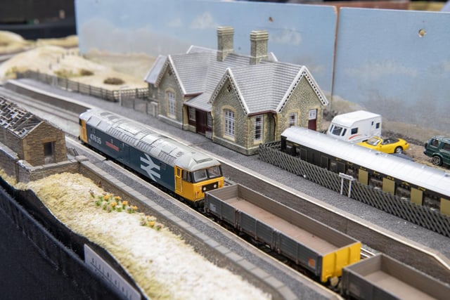 The Model Railway Show held at Leeming Bar Station on the Wensleydale Railway, photographed by Tony Johnson for The Yorkshire Post. 5th May 2024