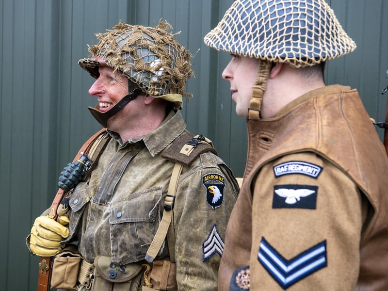 Re-enactors bring history to life at Eden Camp during the Living History Weekend.