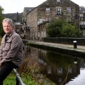 Times journalist Rick Broadbent has written a major new biography about Yorkshire called Now Then , pictured at Hebden Bridge.Picture taken by Yorkshire Post Photographer Simon Hulme 20th September 2023



