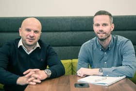 Paul Johnson, left, and Lee Williams, co-founders of Radar Healthcare, have recived new funding from Innovate UK. Picture: Becky Joy Photography