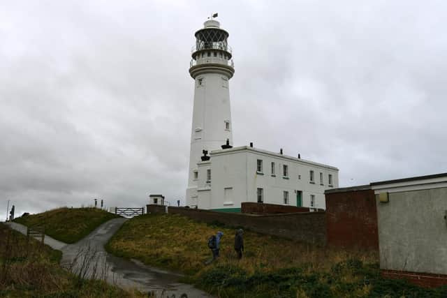 Flamborough's second lighthouse which is in use today and flashes red to distinguish it to vessels at sea from the lighthouse at Cromer.
Lighthouse.
20th December 2023.
Picture Jonathan Gawthorpe