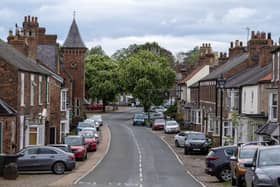 Main Street, in Helperby in North Yorkshire. Photographed by Tony Johnson for The Yorkshire Post.