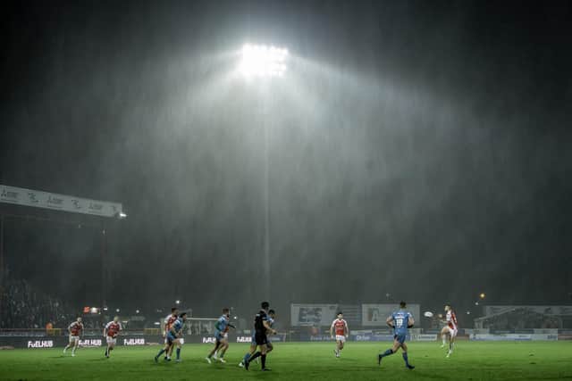 Last year's game was played in atrocious conditions. (Photo: Allan McKenzie/SWpix.com)