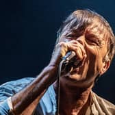 Brett Anderson of Suede playing live at Leeds First Direct Bank Arena. Picture: Ernesto Rogata