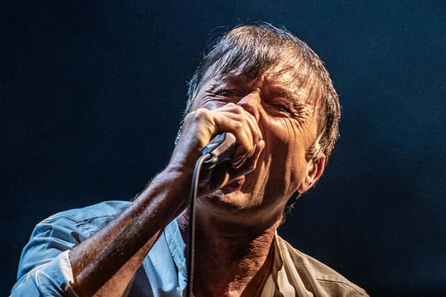 Brett Anderson of Suede playing live at Leeds First Direct Bank Arena. Picture: Ernesto Rogata