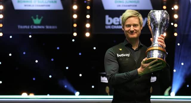 Current champ Neil Robertson will be defending his title