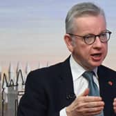Levelling Up Secretary Michael Gove, appearing on the BBC One current affairs programme, Sunday with Laura Kuenssberg