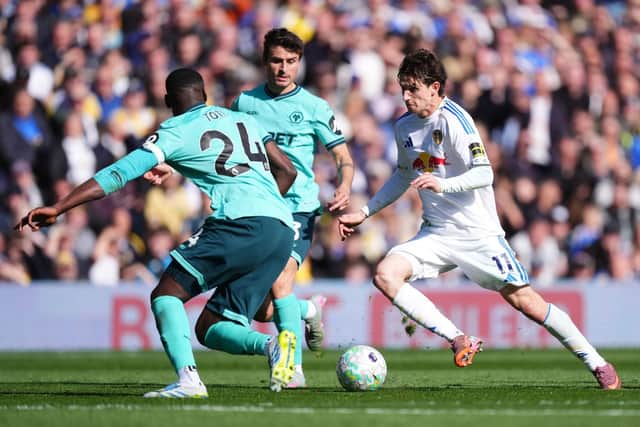 ASSIST: Brenden Aaronson (Image: Mike Egerton/PA Wire)