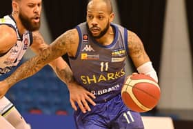 Rodney Glasgow Jnr has been named the new captain of Sheffield Sharks (Picture: Bruce Rollinson)