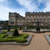 Harewood House from the Terrace.Picture Bruce Rollinson21 July 2023.