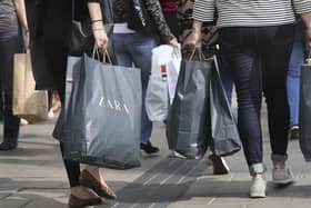 High inflation continued to support retailers in April but soaring prices meant shoppers bought fewer products during the month. Photo credit: Philip Toscano/PA Wire