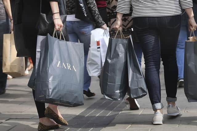 High inflation continued to support retailers in April but soaring prices meant shoppers bought fewer products during the month. Photo credit: Philip Toscano/PA Wire