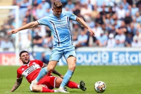 STERLING STAND-IN: Former Barnsley and Leeds United midfielder Alex Mowatt, pictured tackling Viktor Gyokeres, filled in well for Jonny Howson