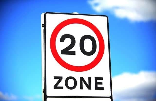 20 mph zone