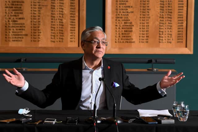 Time to go - Lord Kamlesh Patel, the trigger-happy chairman of Yorkshire CCC. Picture: Simon Hulme