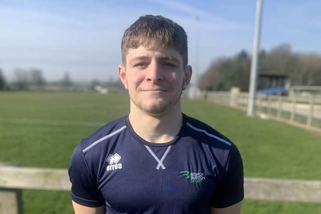 Aaron Bell played rugby for Wensleydale RUFC and Bishop Burton College