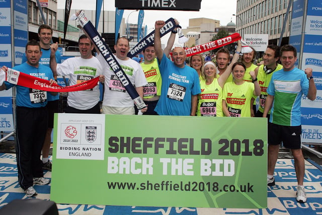 Sports stars, soap stars and council...stars back the bid for Sheffield for the 2018 World Cup.