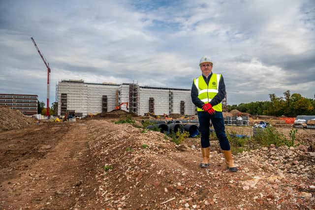 Picture James Hardisty.
A look around the iconic Rowntree Factory, ' York's Cocoa Works' site, Haxby Road, York. A development of 279 studio, 1, 2 and 3 bedroom apartments and affordable housing. Pictured Richard Cook, Group Development Director of Latimer by Clarion Housing Group.