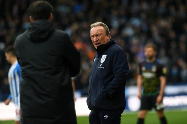 FRUSTRATIONS: Huddersfield Town manager Neil Warnock