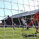 CRUCIAL MOMENT: Crystal Palace's Odsonne Edouard scores their equaliser against Leeds United